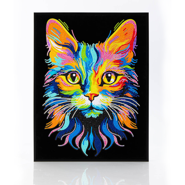 dotz Diamond Dotz Neon Flock Cat - 14.0" x 18.0"