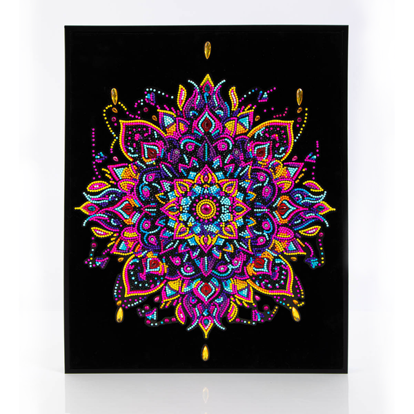 dotz Diamond Dotz Neon Flock Mandala - 14.0" x 18.0"