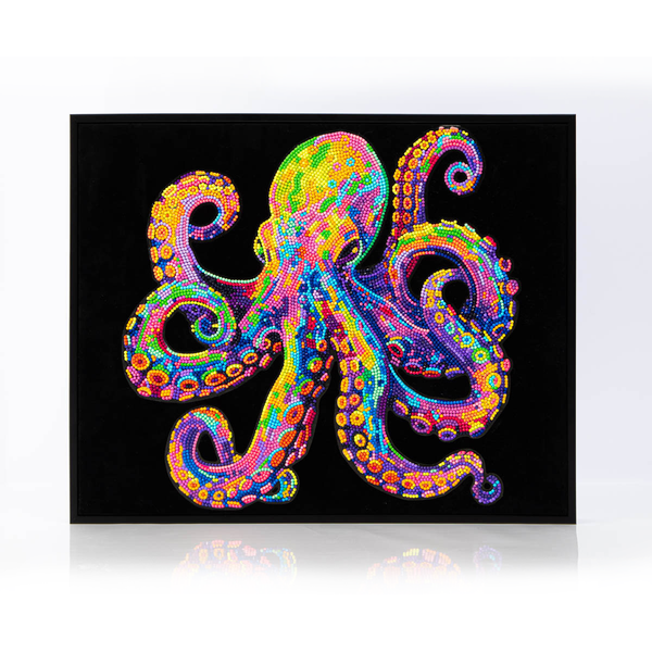 dotz Diamond Dotz Neon Flock Octopus - 18.0" x 14.0"