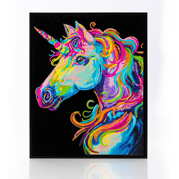 dotz Diamond Dotz Neon Flock Unicorn - 14.0" x 18.0"