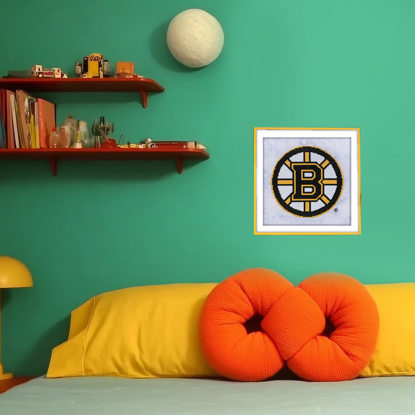 Dotz Diamond Dotz NHL Boston Bruins - 12.6" X 12.6"