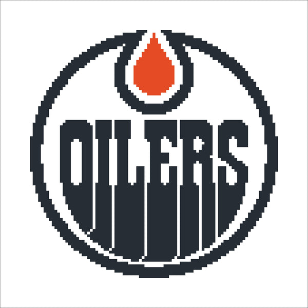 Dotz Diamond Dotz NHL Edmonton Oilers - 12.6" X 12.6"