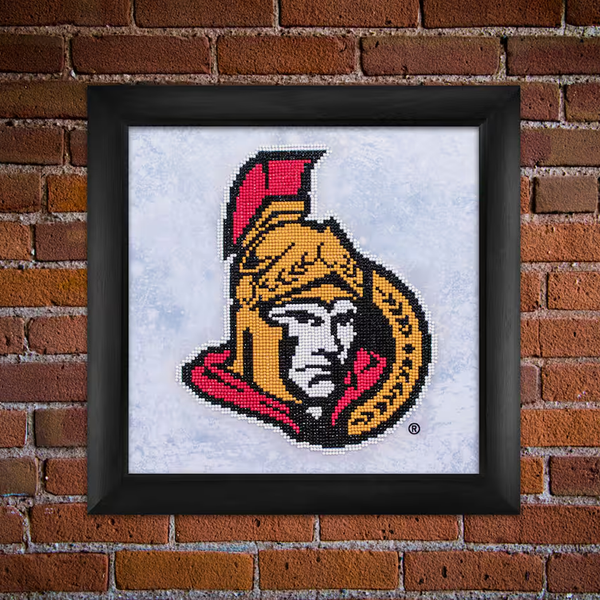 Dotz Diamond Dotz NHL Ottawa Senators - 12.6" X 12.6"