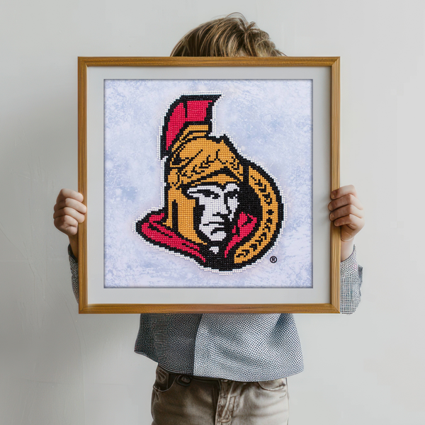 Dotz Diamond Dotz NHL Ottawa Senators - 12.6" X 12.6"