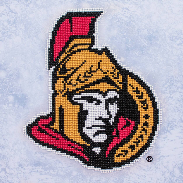 dotz Diamond Dotz NHL Ottawa Senators - 12.6" x 12.6"