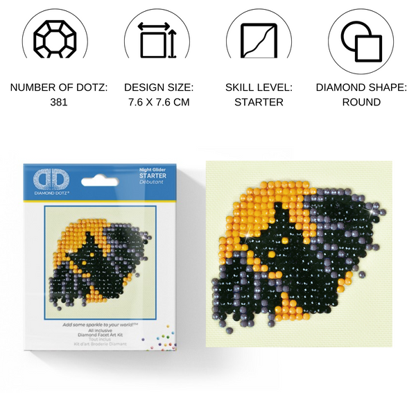 Dotz Diamond Dotz Night Glider - 3.0" X 3.0"