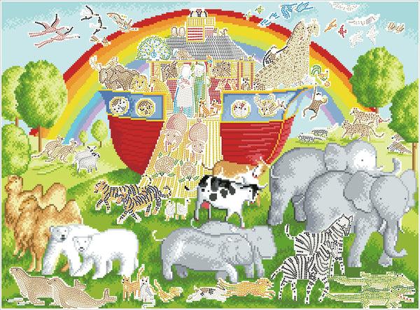 Dotz Diamond Dotz Noah's Ark - 22.4" X 30.3"