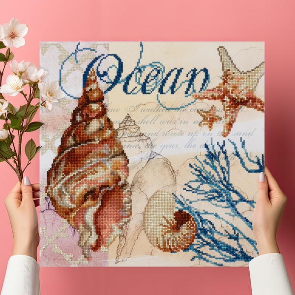 Dotz Diamond Dotz Ocean Sparkle - 16.1" X 16.1"