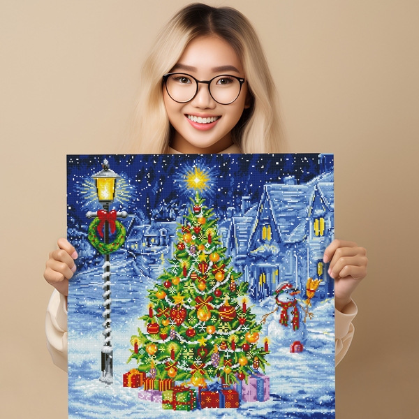 Dotz Diamond Dotz Oh Christmas Tree - 26.4" X 26.4"