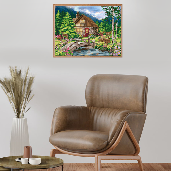 Dotz Diamond Dotz Old Stone Cottage - 32.3" X 24.4"