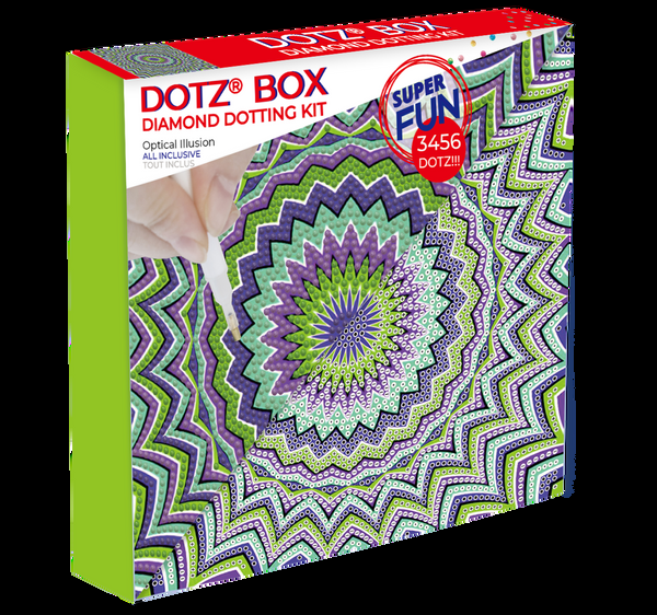 dotz Diamond Dotz Optical Illusion - 8.7" x 8.7"