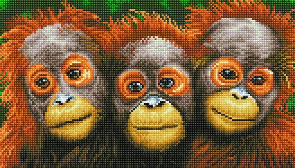 dotz Diamond Dotz Oranging Around - 18.5" x 10.6"