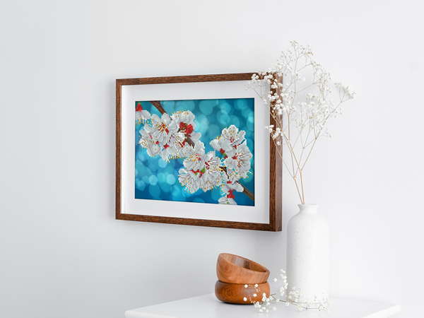 Dotz Diamond Dotz Oriental Bloom - 14.6" X 10.6"