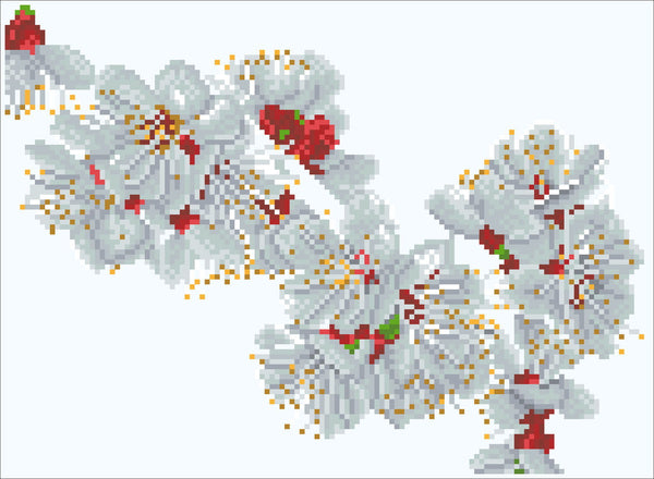 Dotz Diamond Dotz Oriental Bloom - 14.6" X 10.6"