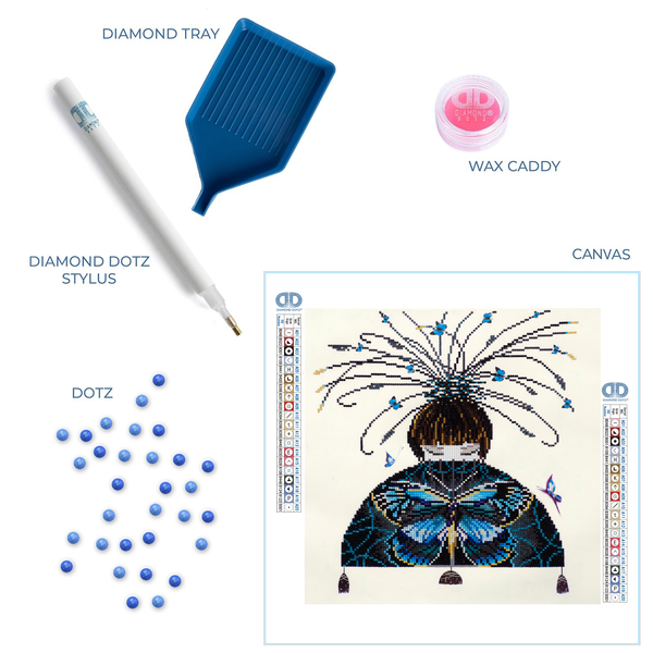 Dotz Diamond Dotz Oriental Jewel - 16.5" X 16.5"