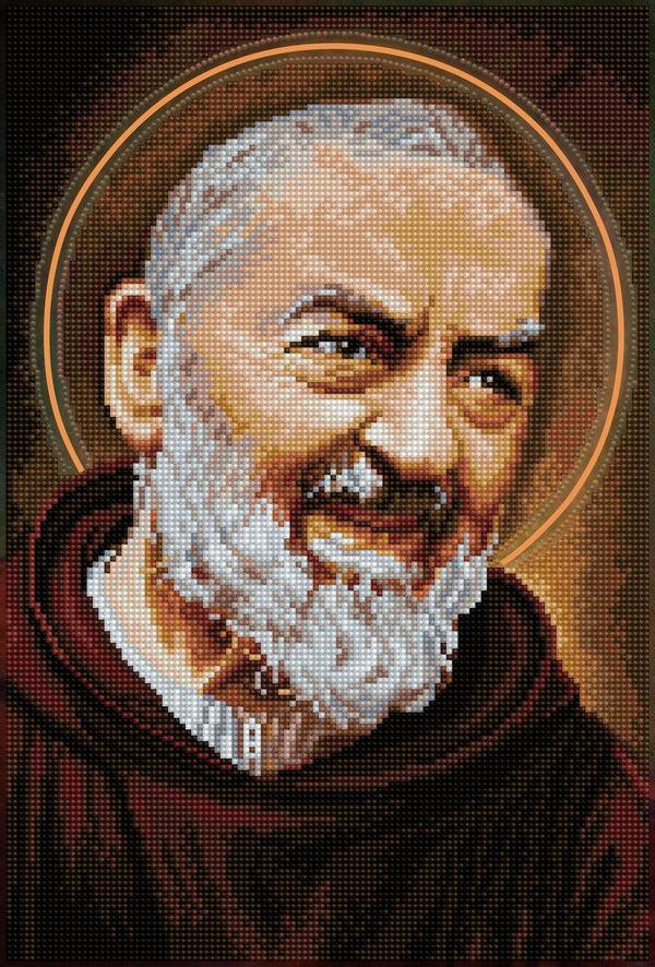 dotz Diamond Dotz Padre Pio - 12.6" x 18.5"