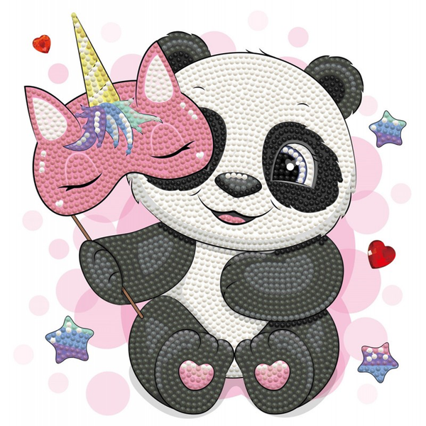 dotz Diamond Dotz Panda Corn - 8.7" x 8.7"