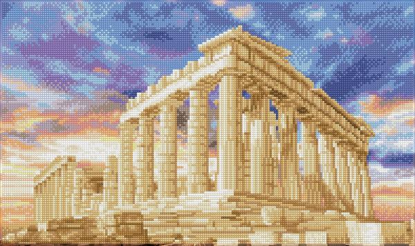 dotz Diamond Dotz Parthenon Temple - 20.5" x 12.2"