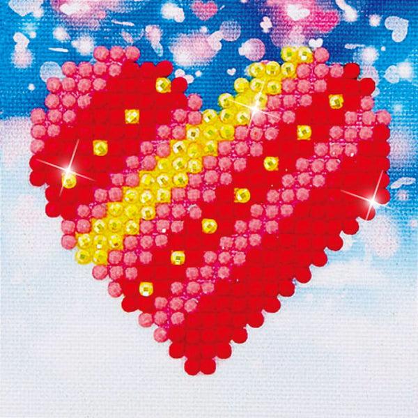 dotz Diamond Dotz Patchwork Heart - 3.0" x 3.0"