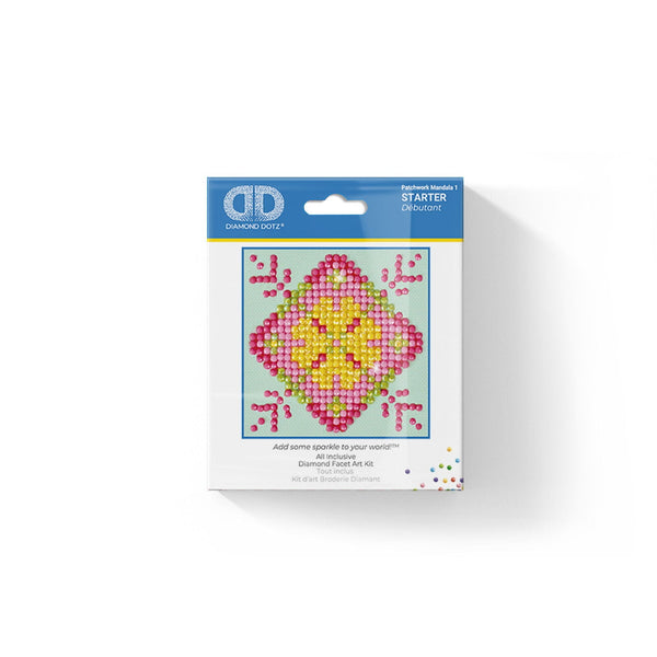 dotz Diamond Dotz Patchwork Mandala 1 - 3.0" x 3.0"