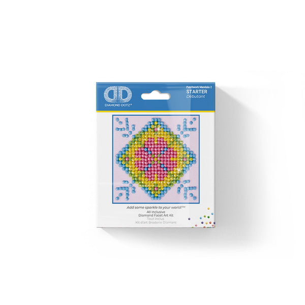 dotz Diamond Dotz Patchwork Mandala 2 - 3.0" x 3.0"