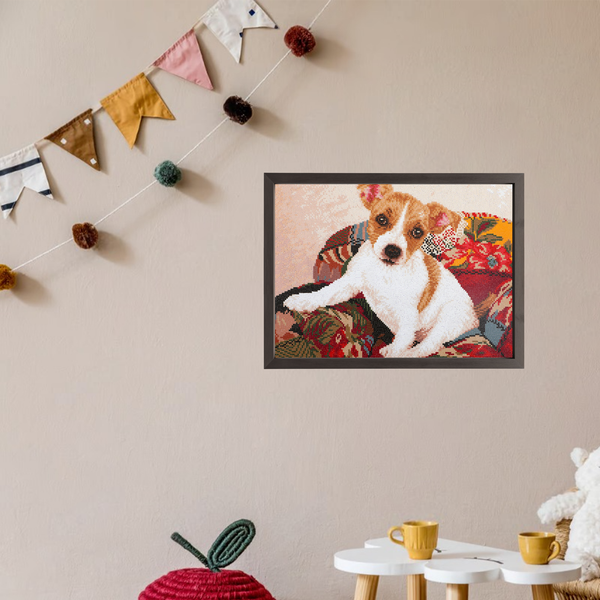 Dotz Diamond Dotz Patchwork Pup - 19.9" X 15.9"