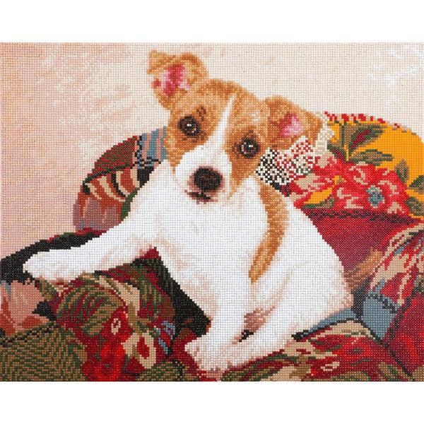 dotz Diamond Dotz Patchwork Pup - 19.9" x 15.9"