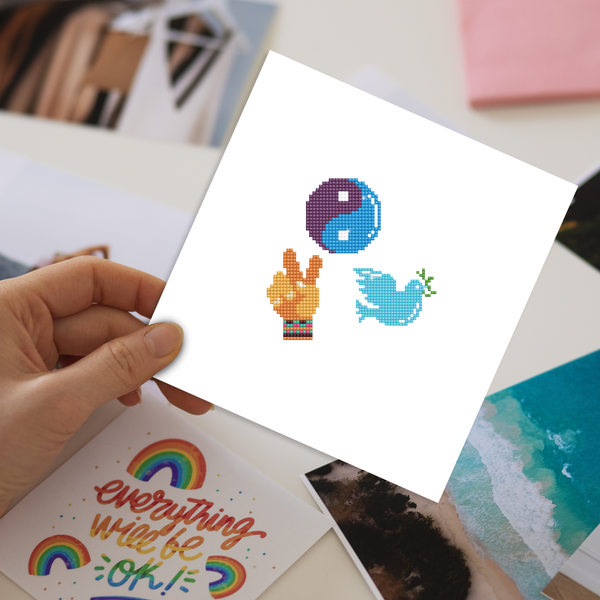 Dotz Diamond Dotz Peace - DOTZIES Stickers Kit