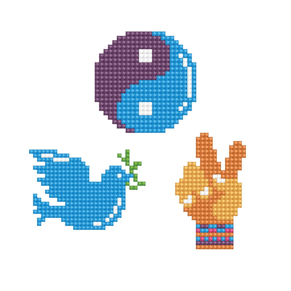 dotz Diamond Dotz Peace - DOTZIES Stickers Kit