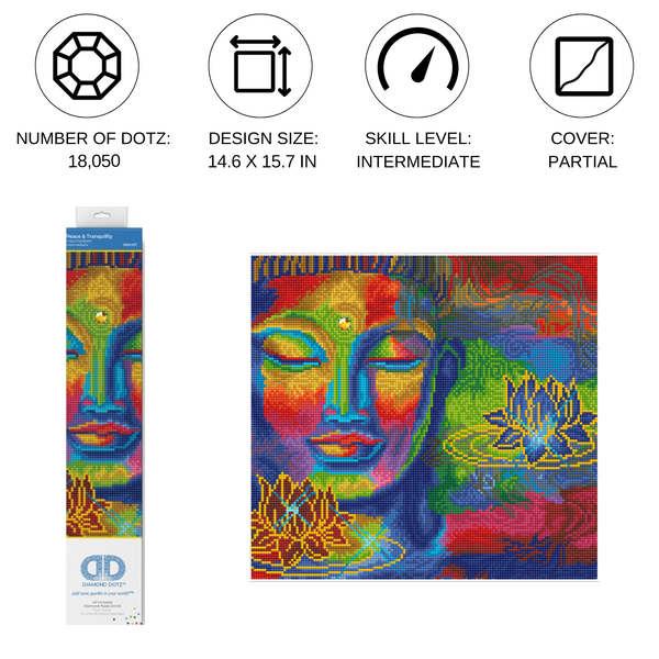 Dotz Diamond Dotz Peace & Tranquility - 14.6" X 15.8"