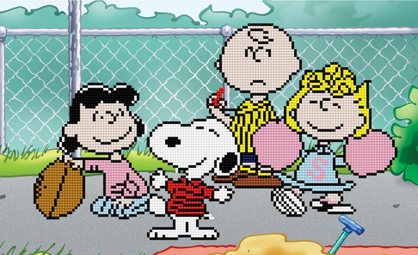 dotz Diamond Dotz Peanuts Sports - 18.0" x 11.0"