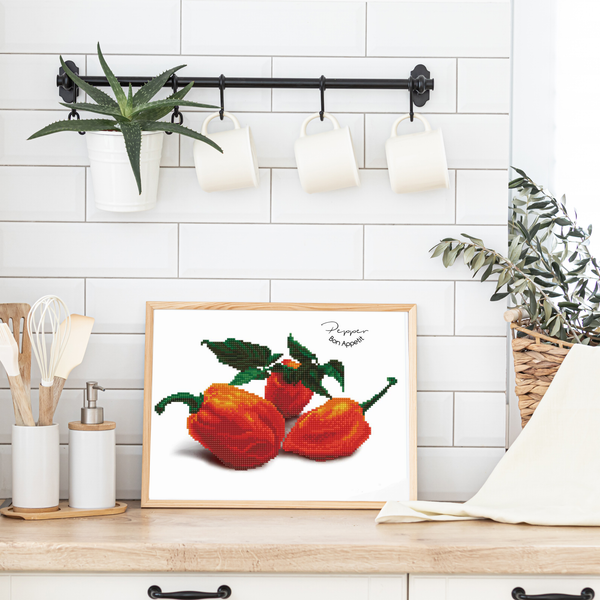 Dotz Diamond Dotz Pepper Bon Appetit - 14.0" X 11.0"