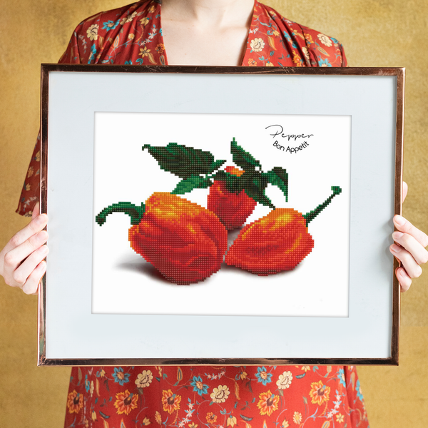 Dotz Diamond Dotz Pepper Bon Appetit - 14.0" X 11.0"