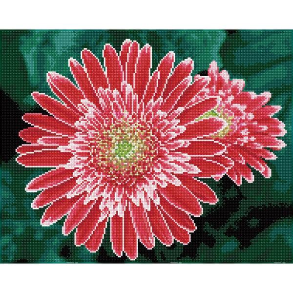 dotz Diamond Dotz Pink Gerberas - 19.7" x 15.8"