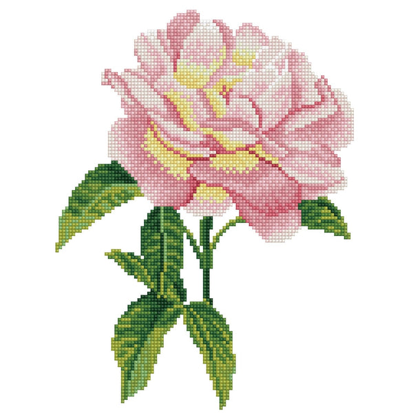 dotz Diamond Dotz Pink Rose with Frame - 10.9" x 14.1"