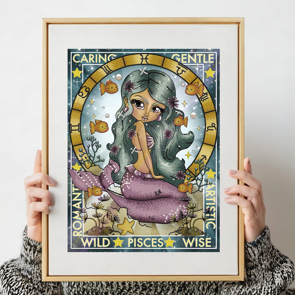 Dotz Diamond Dotz Pisces - 11.8" X 15.8"