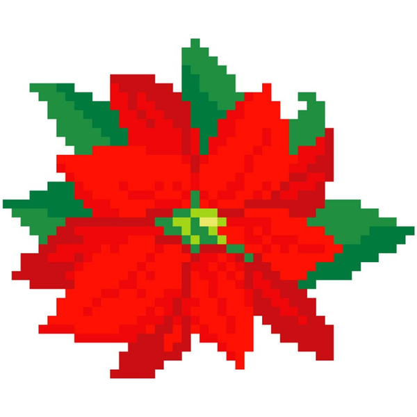 Dotz Diamond Dotz Pointsettia - 5.3" X 5.3"