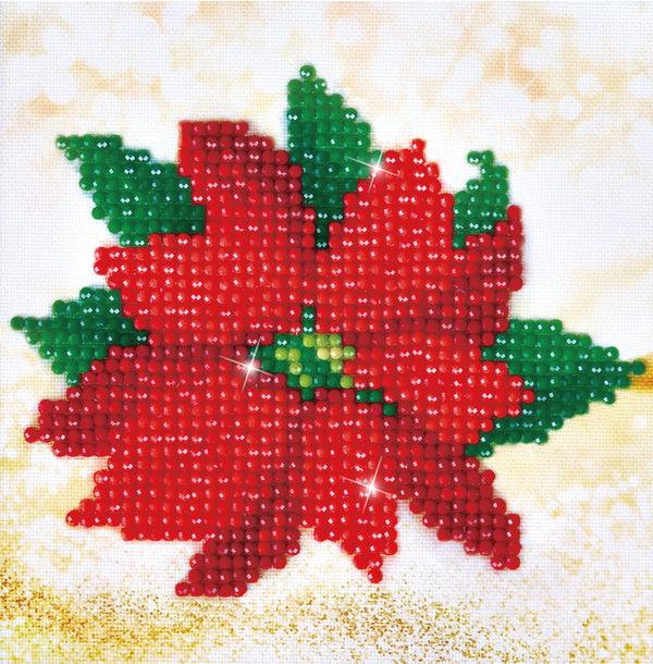 dotz Diamond Dotz Pointsettia - 5.3" x 5.3"