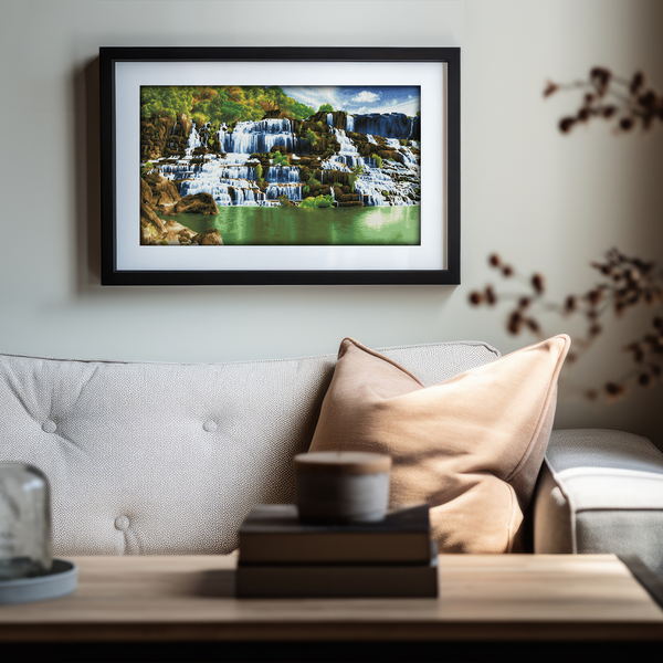 Dotz Diamond Dotz Pongour Waterfall - 22.4" X 39.8"