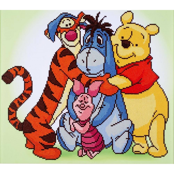 dotz Diamond Dotz Pooh & Friends - 18.5" x 16.5"