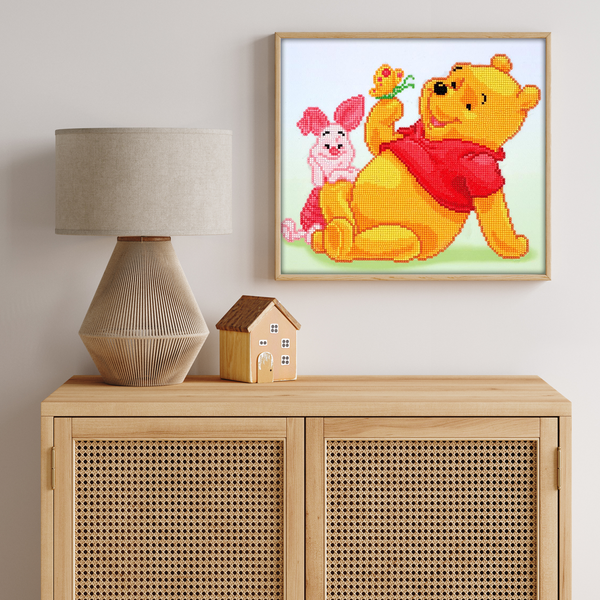 Dotz Diamond Dotz Pooh With Piglet - 14.2" X 12.6"