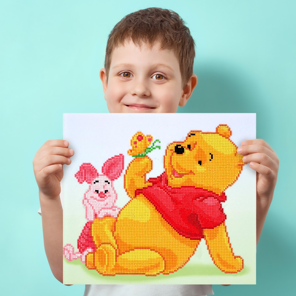 Dotz Diamond Dotz Pooh With Piglet - 14.2" X 12.6"