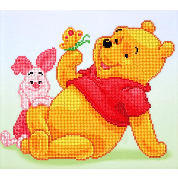 dotz Diamond Dotz Pooh with Piglet - 14.2" x 12.6"