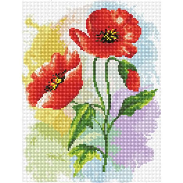 dotz Diamond Dotz Poppy Poster - 10.6" x 13.8"