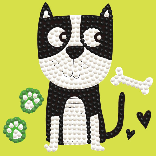 dotz Diamond Dotz Puppy Munch Framed Kit - 4.0" x 4.0"