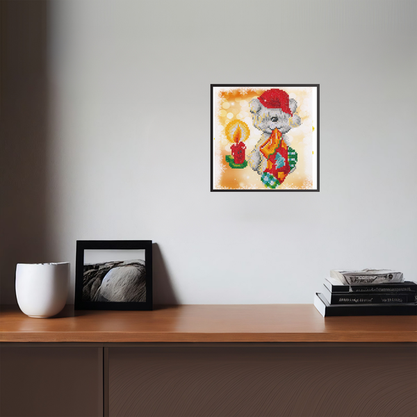 Dotz Diamond Dotz Puppy Stocking - 9.1" X 9.8"