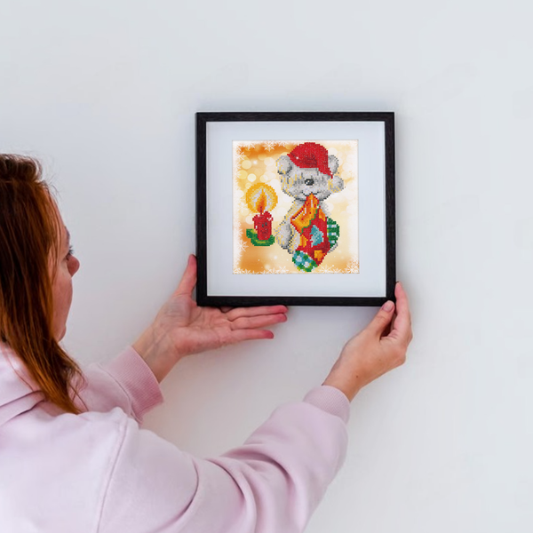 Dotz Diamond Dotz Puppy Stocking - 9.1" X 9.8"