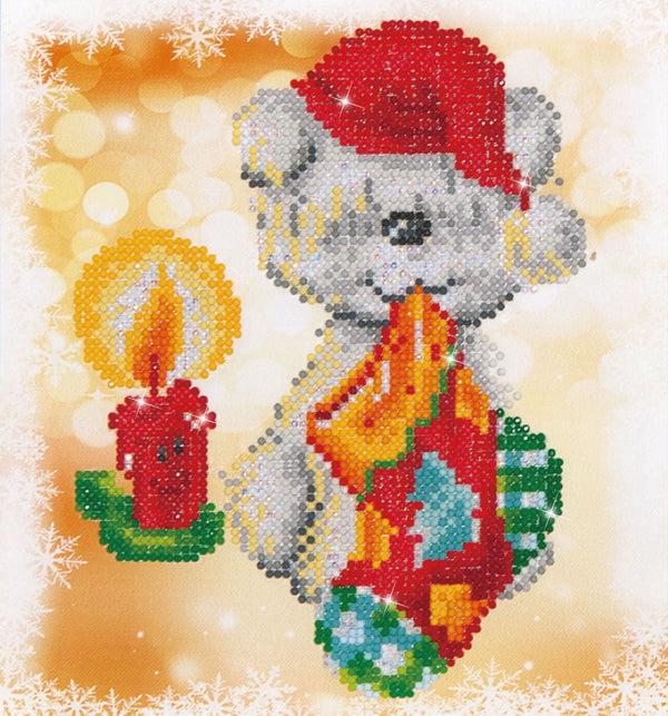 dotz Diamond Dotz Puppy Stocking - 9.1" x 9.8"