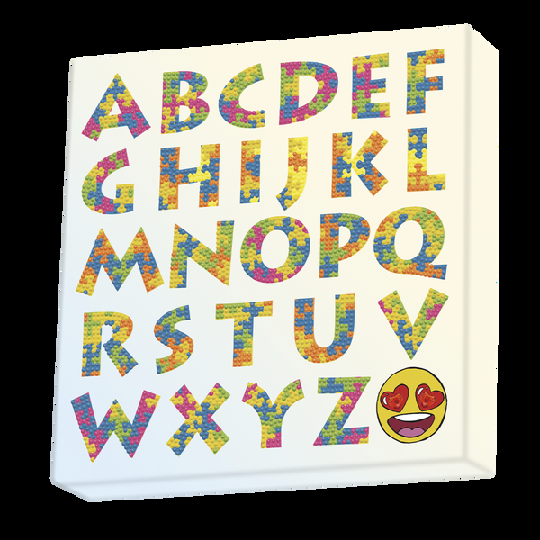 dotz Diamond Dotz Puzzle Alphabet - 11.0" x 11.0"