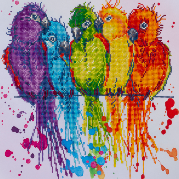 dotz Diamond Dotz Rainbow Chums - 16.5" x 16.5"